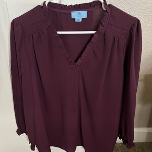 C&C California Deep Purple Women's Blouse